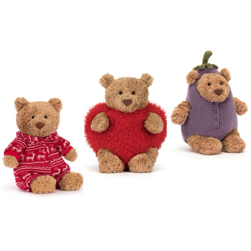 Jellycat Bartholomew Bear HEARTTHROB Authentic US seller HTF RETIRED Valentines - Picture 14 of 14
